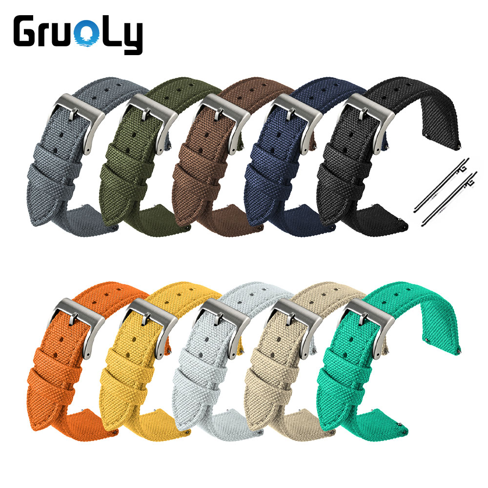 Leather Strap Quick Release - Oxford cloth watchband straps quick release