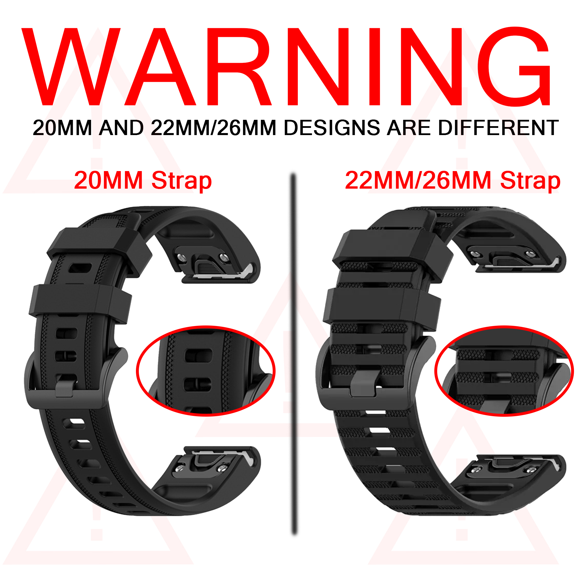 Watch Bands For Garmin Fenix 8 – Silicone Watch Band 22Mm recenzja i cena