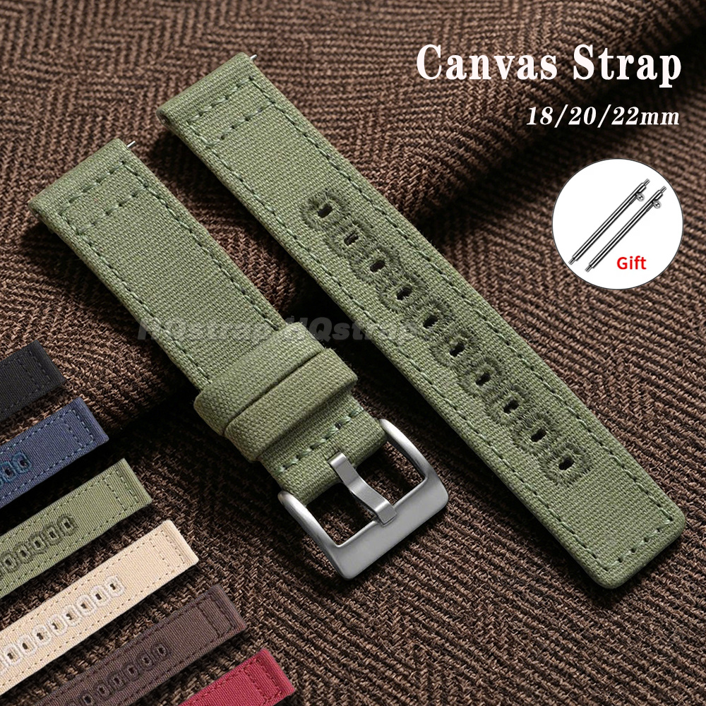 Nylon Canvas Watch Strap 18mm  – Canvas Strap Watch recenzja i cena