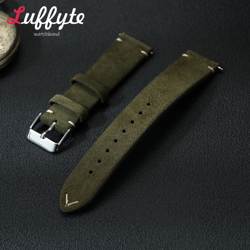 Vintage Suede Leather Watch Ba – Suede Strap Watch recenzja i cena