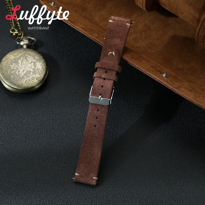 Vintage Suede Leather Watch Ba – Suede Strap Watch recenzja i cena