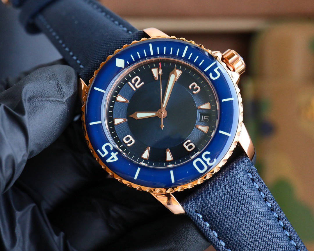Customized watch, 42mm, sapphi – Canvas Strap Watch recenzja i cena