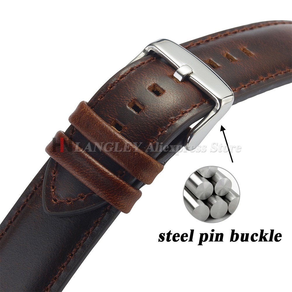 Vintage Genuine Cowhide Watch  – Leather Strap Quick Release recenzja i cena