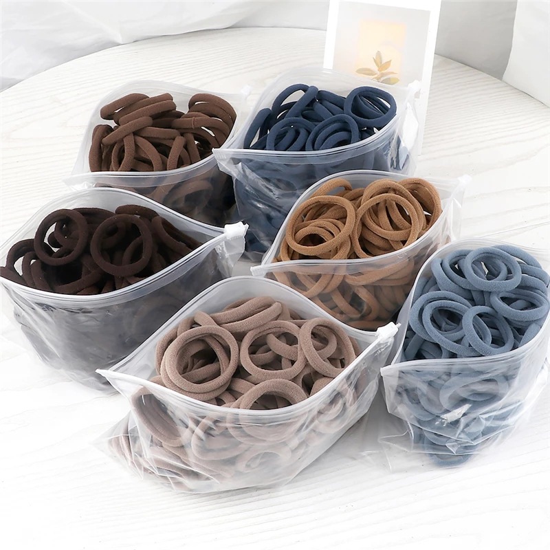 50PCS/Set Women Girls Basic Ha – Silicone Band Women recenzja i cena