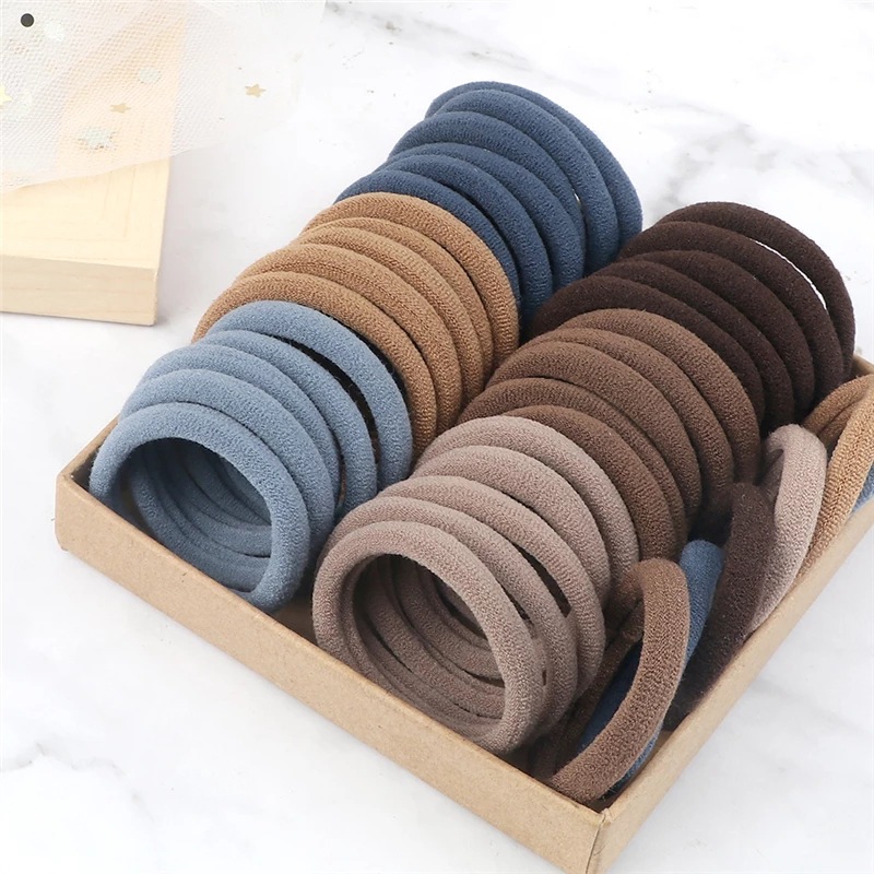 50PCS/Set Women Girls Basic Ha – Silicone Band Women recenzja i cena