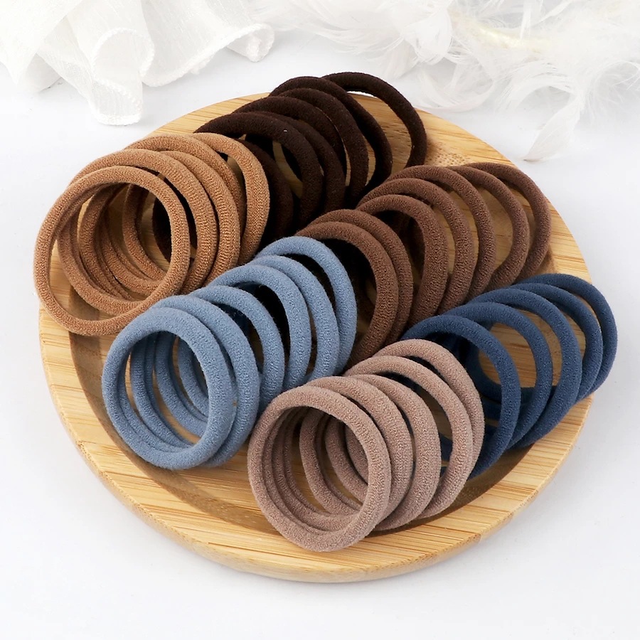 50PCS/Set Women Girls Basic Ha – Silicone Band Women recenzja i cena