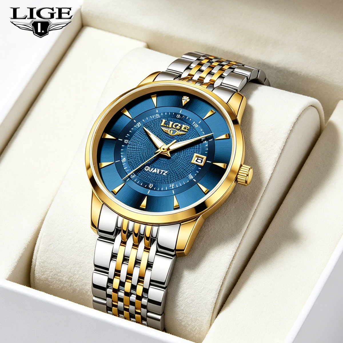 LIGE New 2026 Luxury Man Watch – Stainless Bracelet Diver recenzja i cena