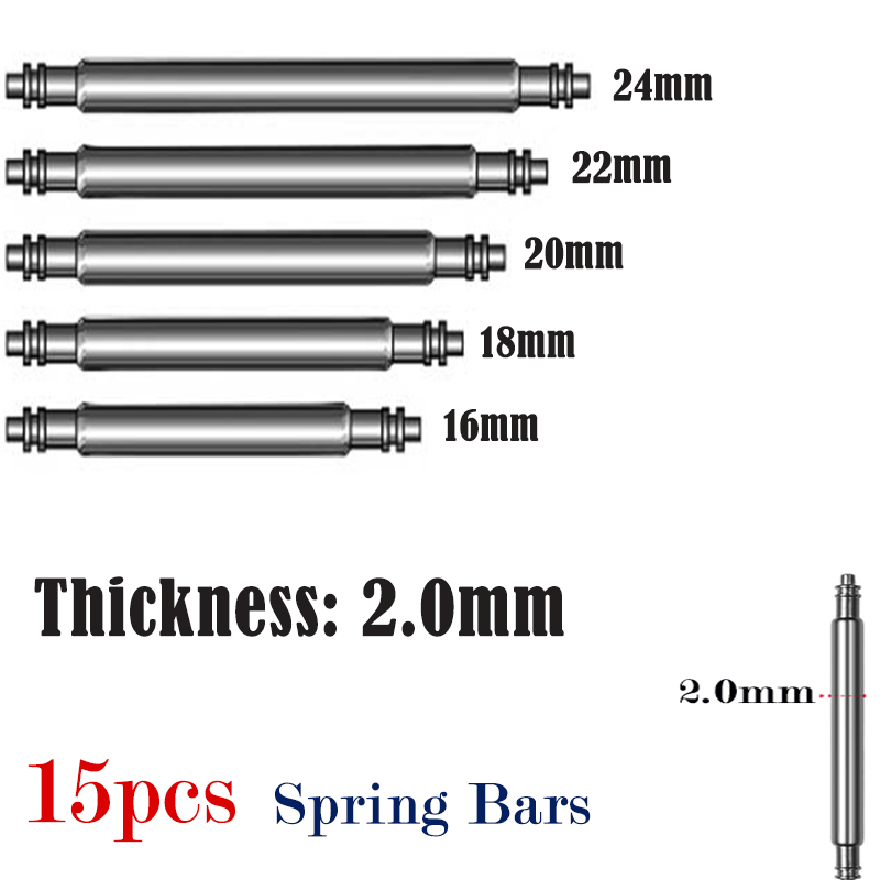 15pcs Watch Band Pin 2.0mm Dia – Spring Bar Tool Set recenzja i cena