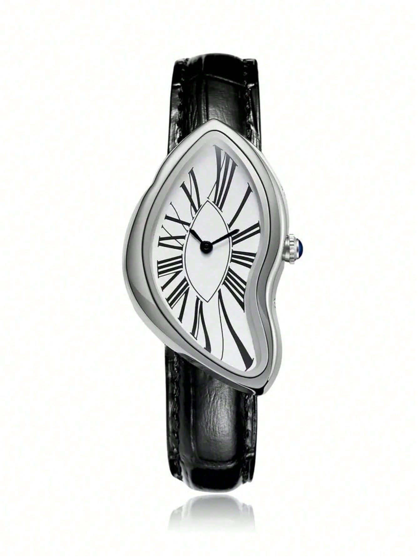 Creative Melt Luxury Watch for – Leather Watch Band Men recenzja i cena