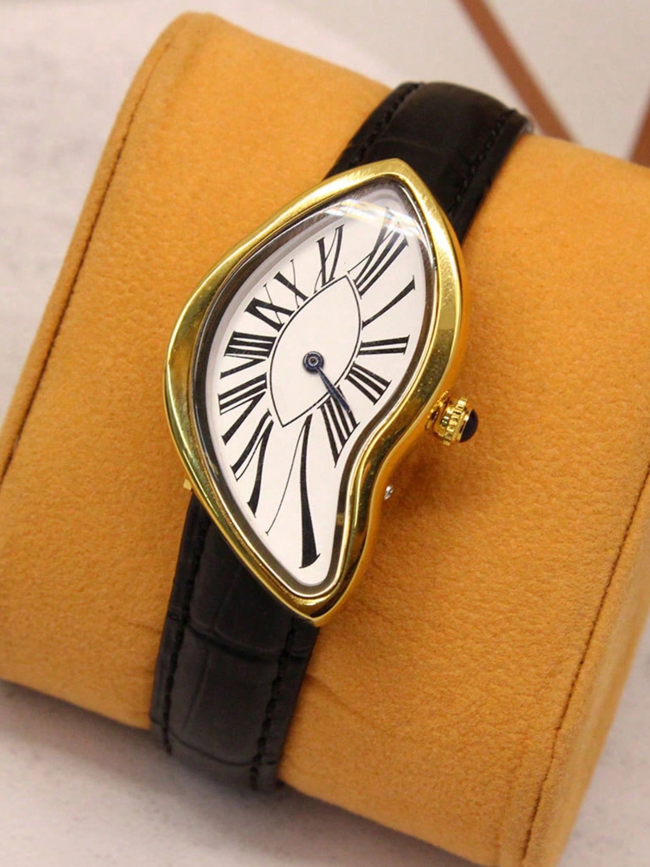 Creative Melt Luxury Watch for – Leather Watch Band Men recenzja i cena