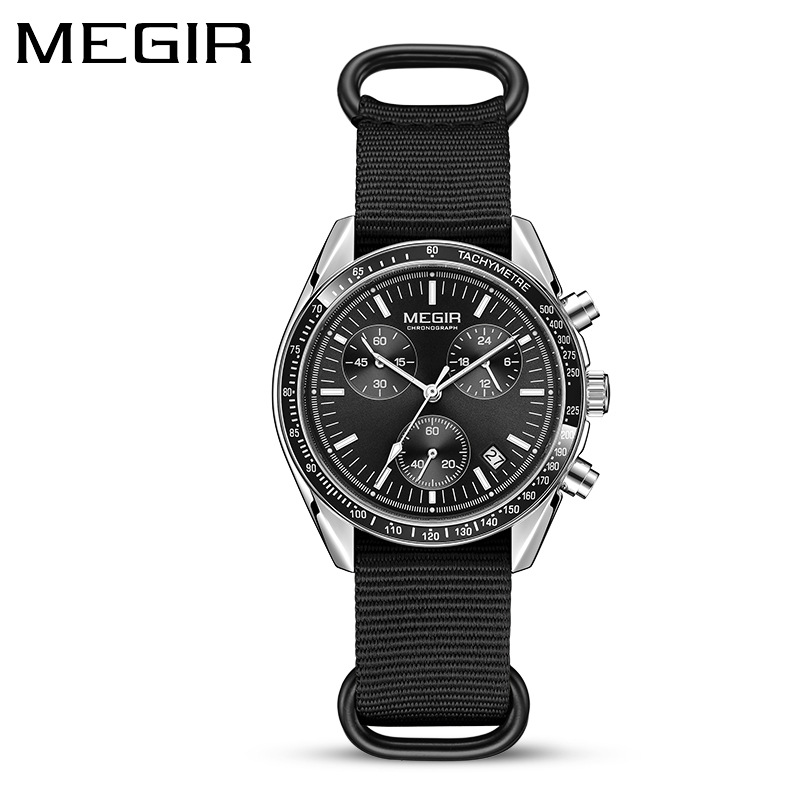 MEGIR 2247 Men's Luxury Quartz – Canvas Strap Watch recenzja i cena