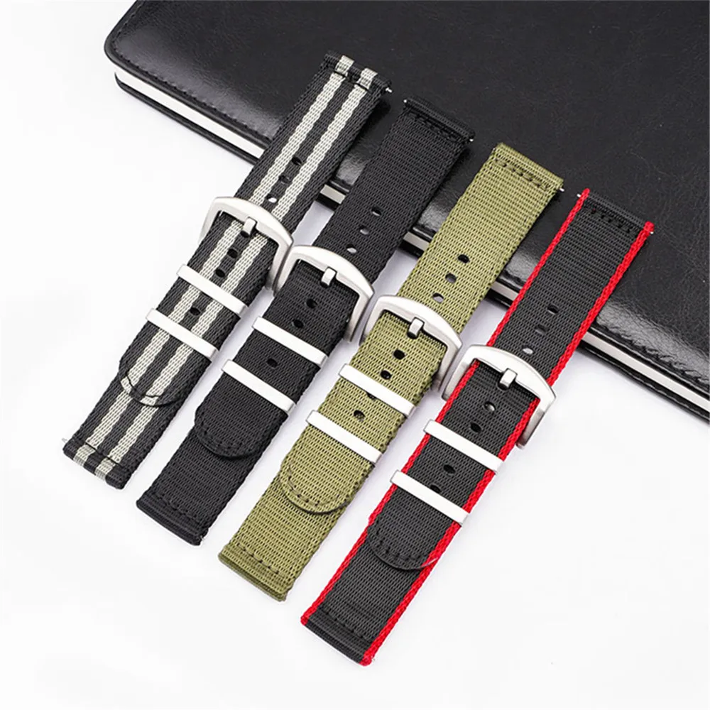 18/20/22/24mm Nylon Strap Men  – Canvas Strap Watch recenzja i cena