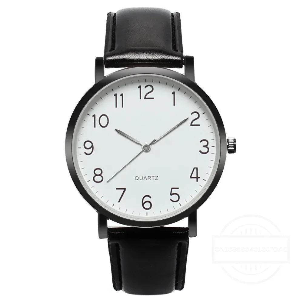 Men Watches Simple Business An – Leather Watch Band Men recenzja i cena