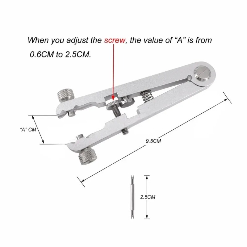 Aluminum Alloy Watch Band Remo – Spring Bar Tool Set recenzja i cena