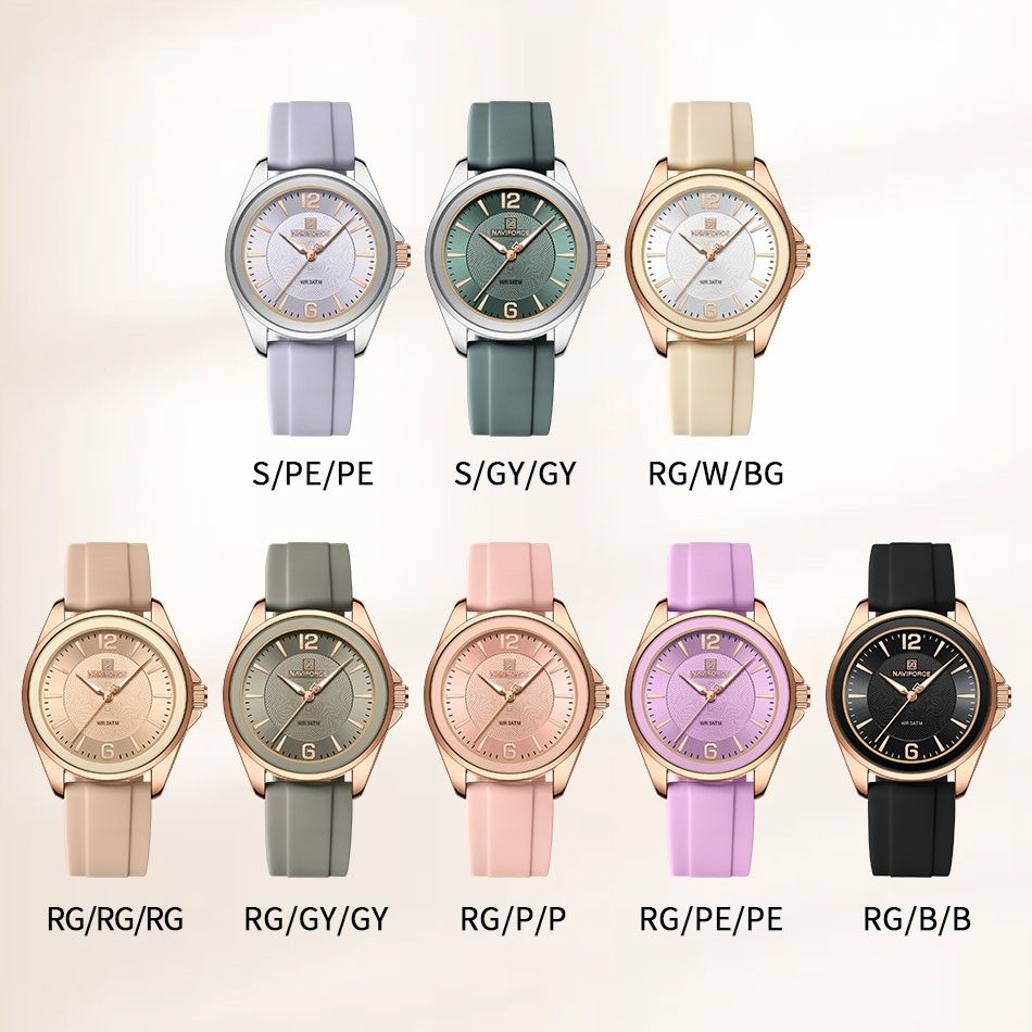New Style NAVIFORCE Women's Wa – Silicone Band Women recenzja i cena