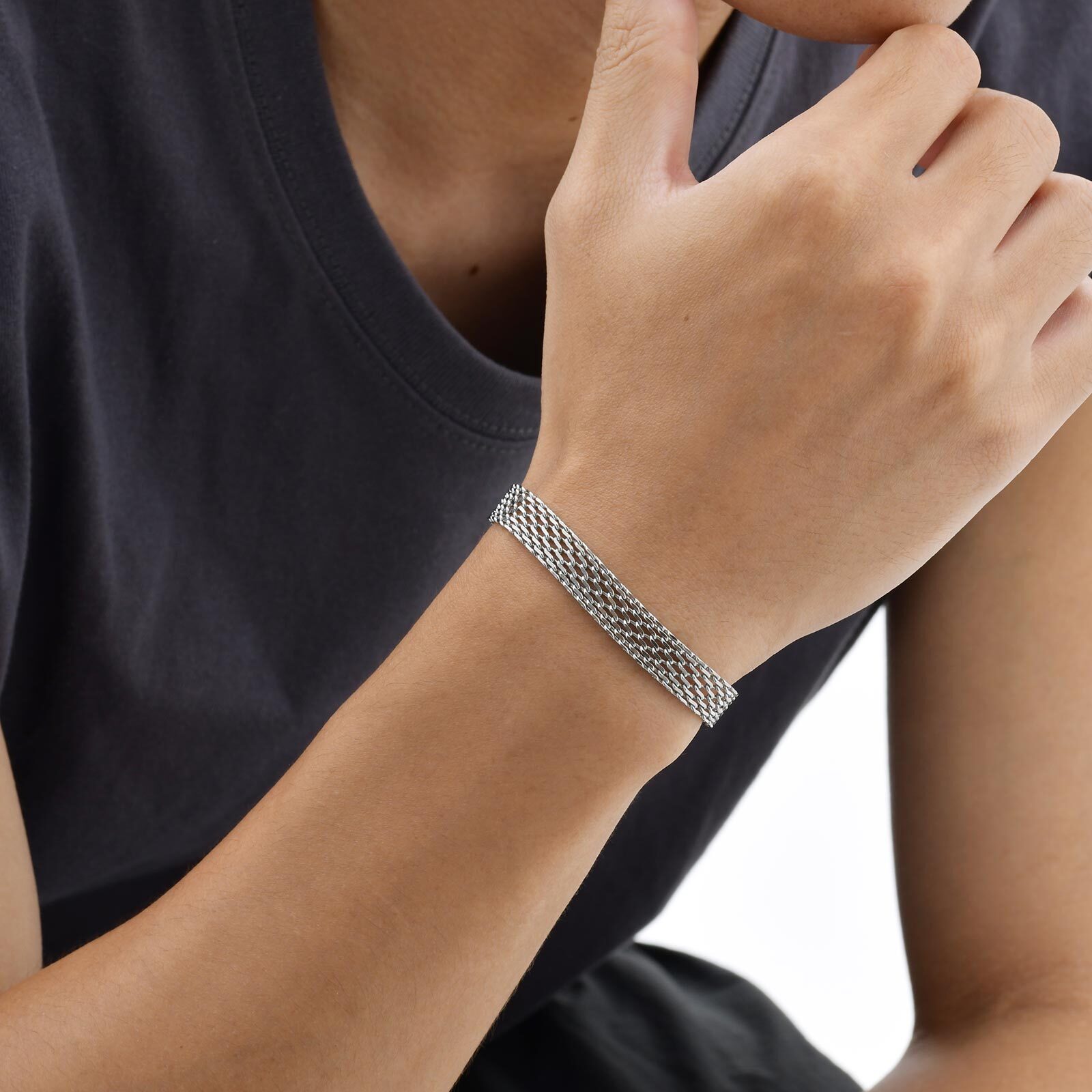 3/8mm Mesh Strap Chain Bracele – Mesh Strap Metal recenzja i cena