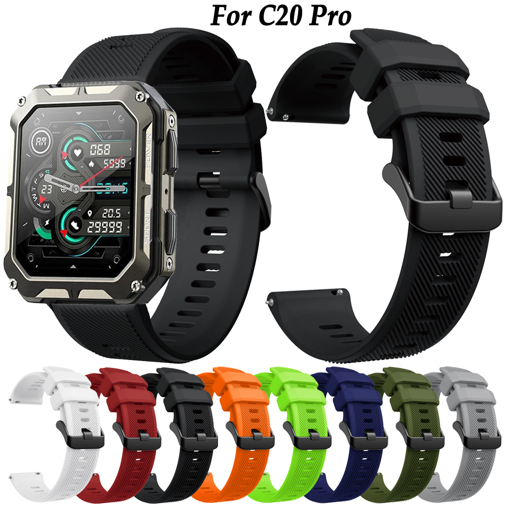 C20 pro Smartwatch 22mm Strap  – Silicone Watch Band 22Mm recenzja i cena