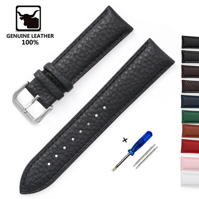 Litchi Pattern Soft Leather Wa – Suede Strap Watch recenzja i cena