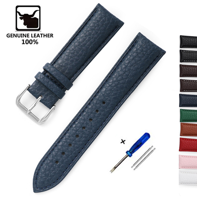 Litchi Pattern Soft Leather Wa – Suede Strap Watch recenzja i cena