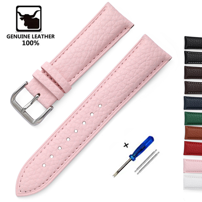 Litchi Pattern Soft Leather Wa – Suede Strap Watch recenzja i cena