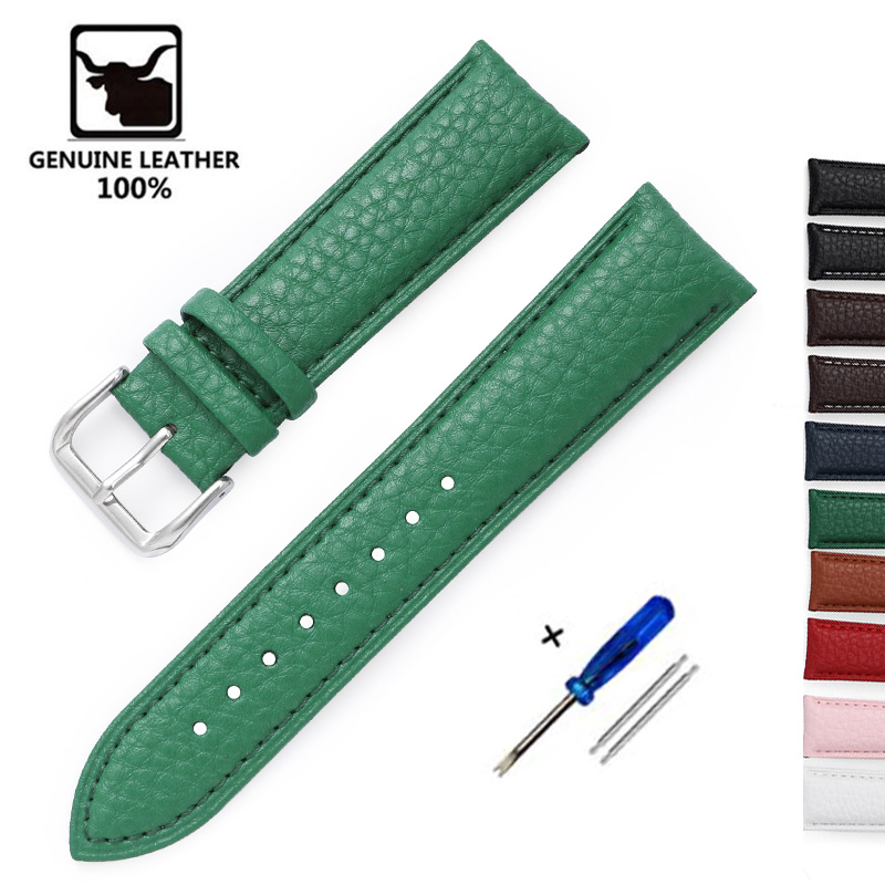 Litchi Pattern Soft Leather Wa – Suede Strap Watch recenzja i cena