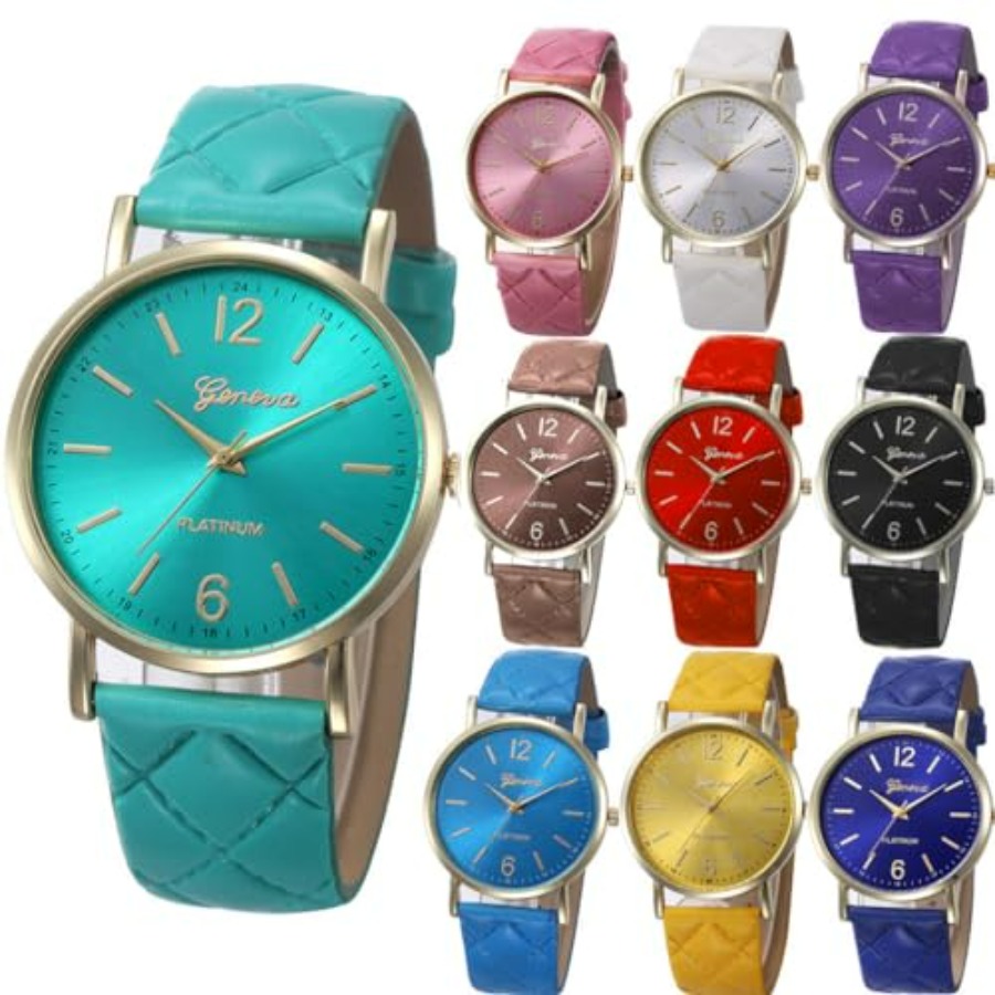 10 Pack Women Men Unisex Plati – Leather Watch Band Men recenzja i cena