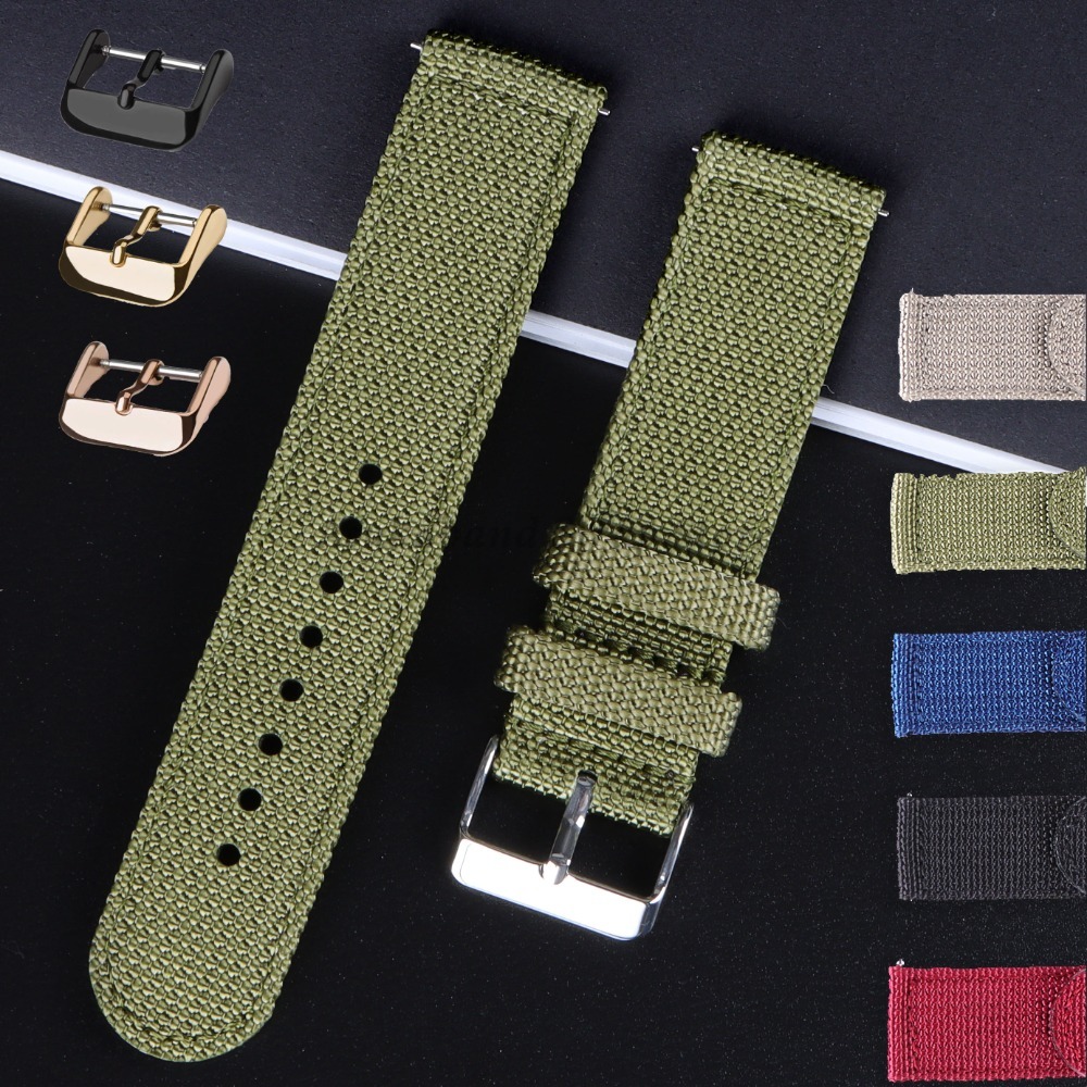 18 20 22 24mm Nylon Canvas Str – Nato Strap Nylon recenzja i cena