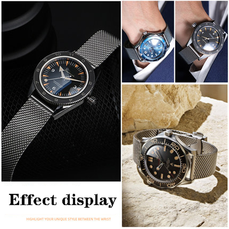 20mm 22mm solid Stainless Stee – Mesh Strap Metal recenzja i cena