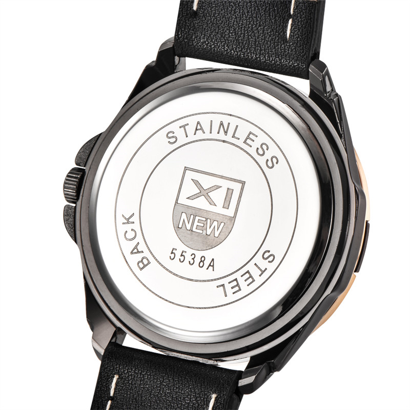 Men XINEW Brand Watches Studen – Leather Watch Band Men recenzja i cena