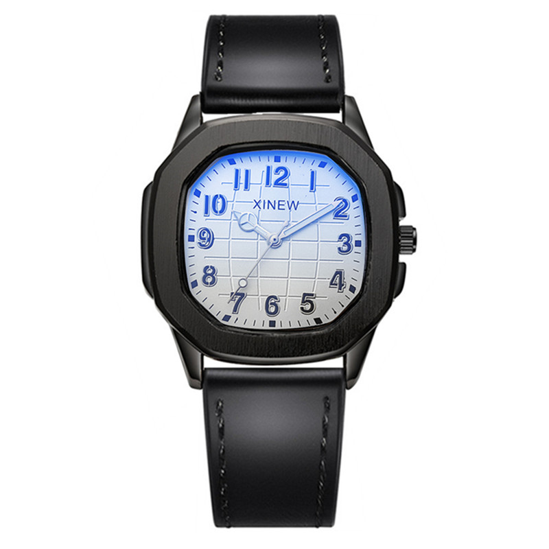 1pc / lot Original XINEW Brand – Leather Watch Band Men recenzja i cena