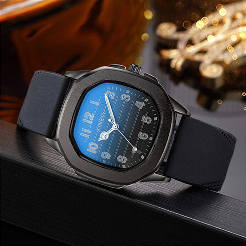 1pc / lot Original XINEW Brand – Leather Watch Band Men recenzja i cena