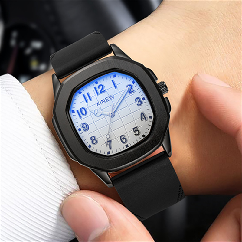 1pc / lot Original XINEW Brand – Leather Watch Band Men recenzja i cena