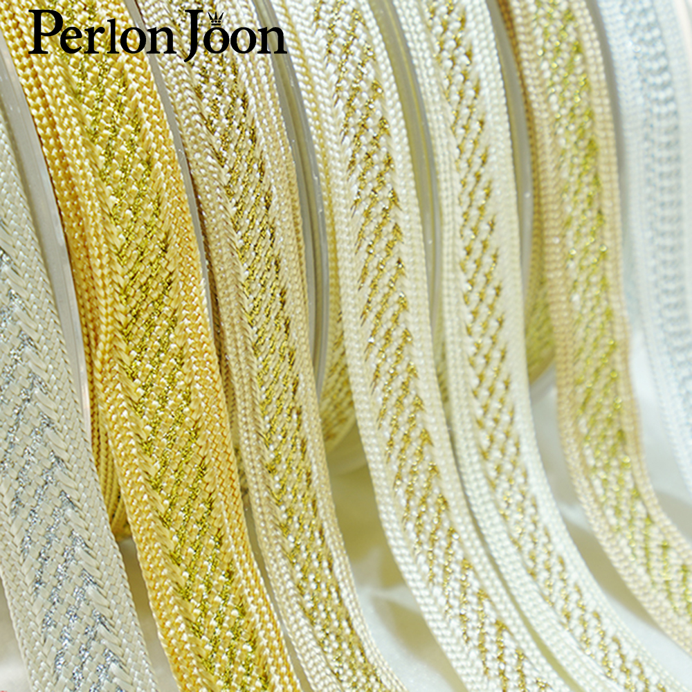 10yards/lot  gold thread polye – Perlon Strap Woven recenzja i cena