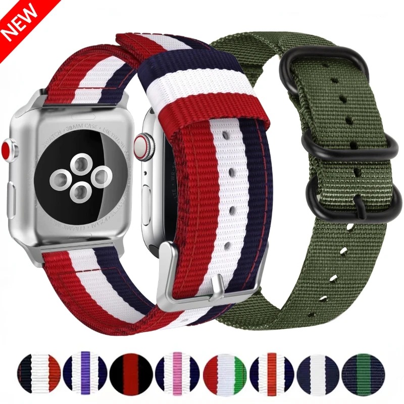 Nylon Canvas Strap For Apple W – Canvas Strap Watch recenzja i cena