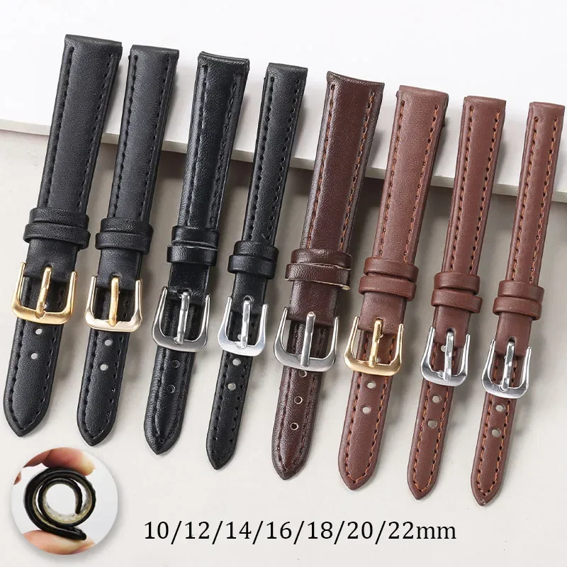 PU Leather Strap 10mm 12mm 14m – Suede Strap Watch recenzja i cena
