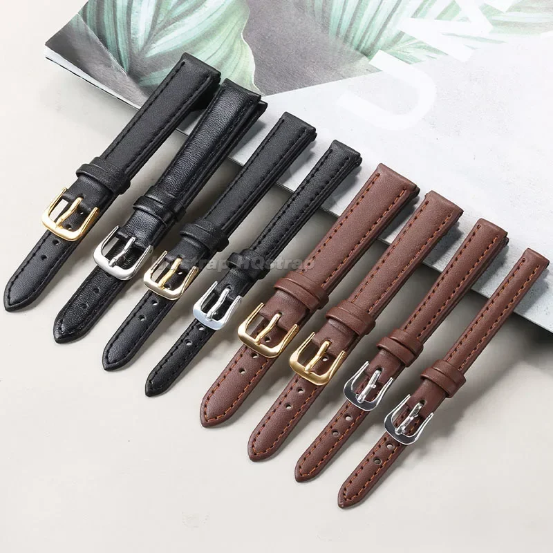 PU Leather Strap 10mm 12mm 14m – Suede Strap Watch recenzja i cena