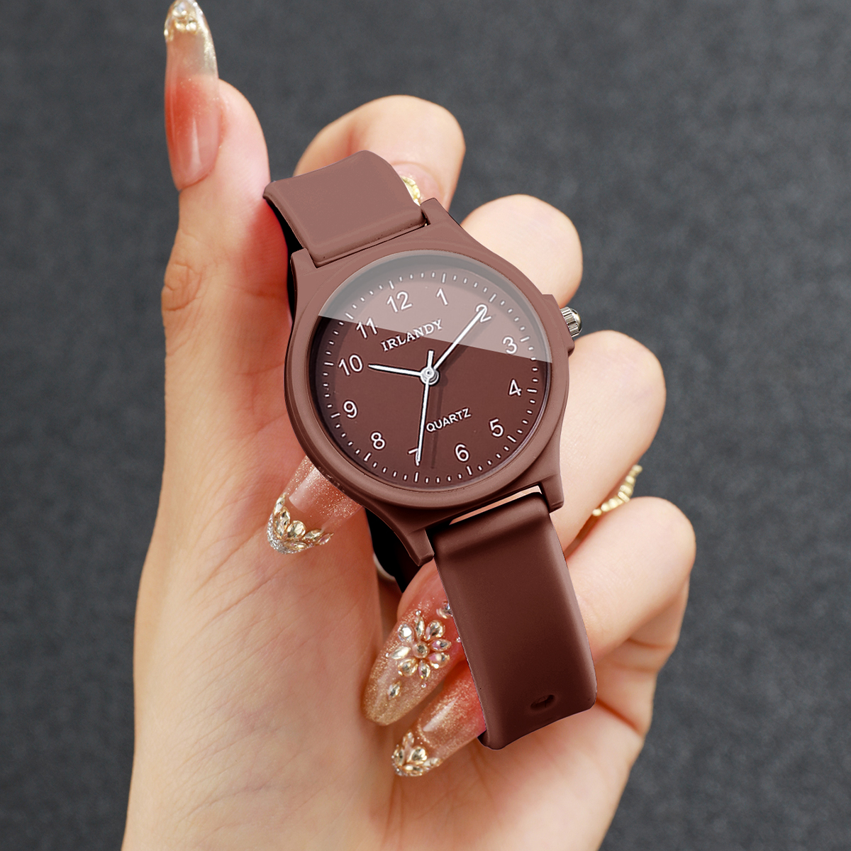 2PCS Fashion Arabic Dial Women – Silicone Band Women recenzja i cena