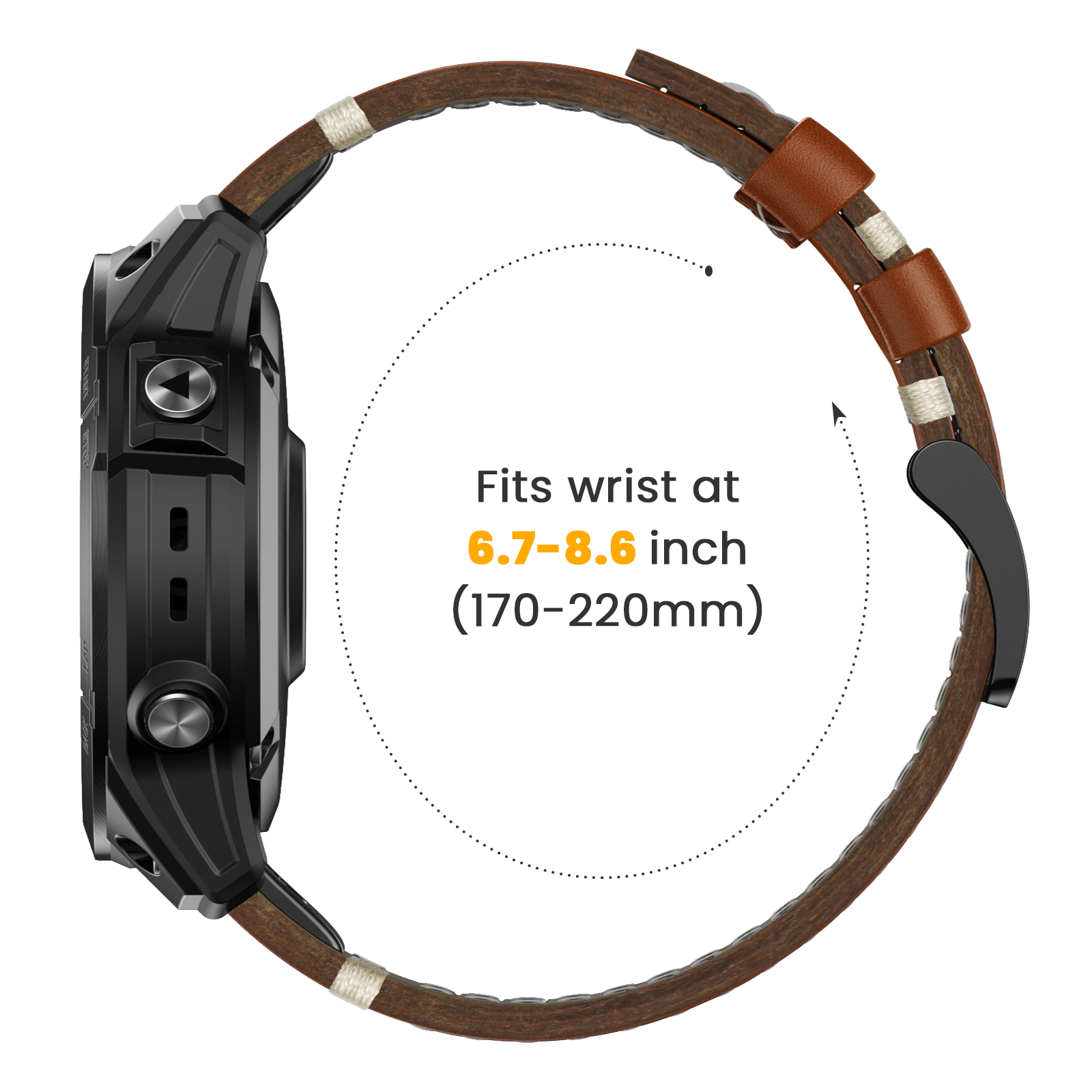 22 26mm Genuine Leather Strap  – Leather Strap Quick Release recenzja i cena