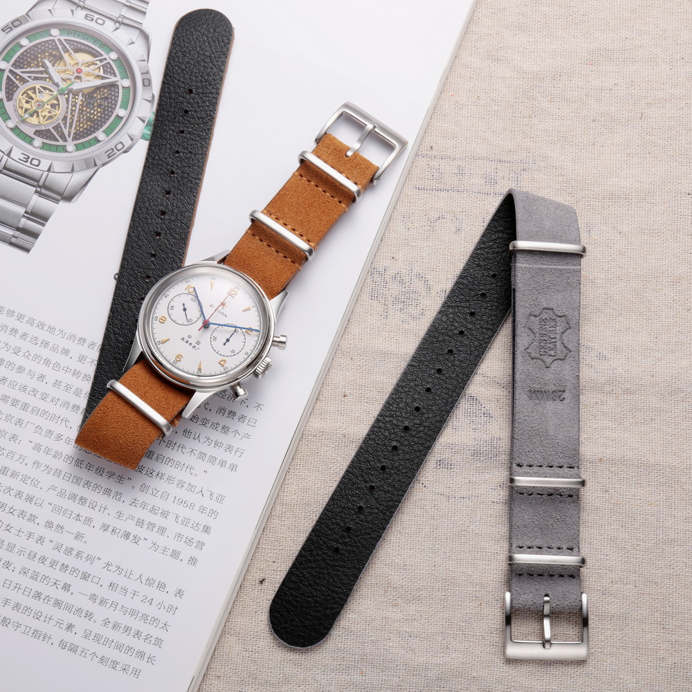 HEMSUT Genuine Leather Watch B – Suede Strap Watch recenzja i cena
