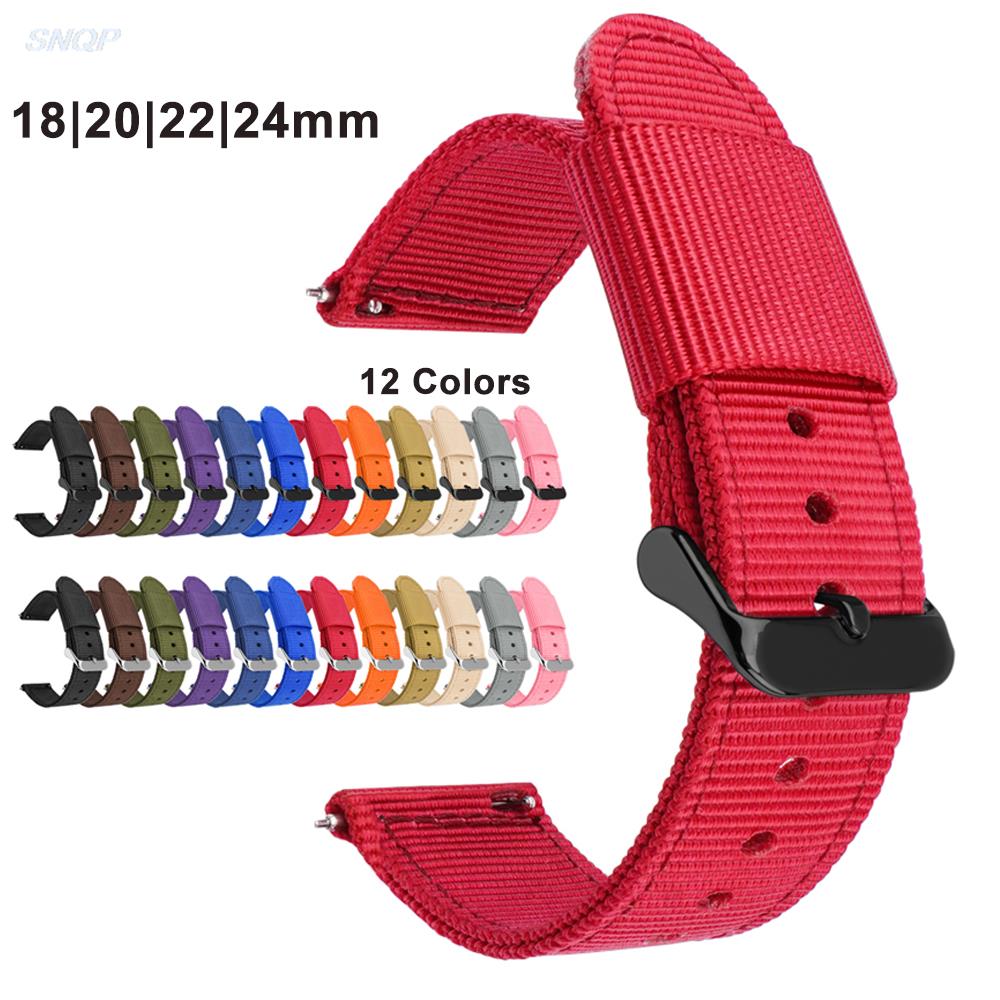 18mm 20mm 22mm 24mm Nylon Canv – Canvas Strap Watch recenzja i cena